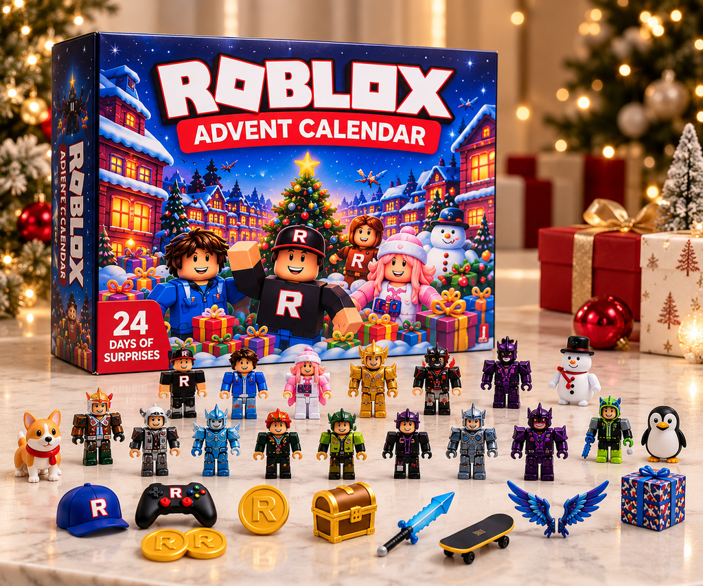 Bloxshop Christmas Advent Calendar 2026: 24 Blocky Mini Figures